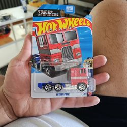 Hotwheels Transformers Optimus Prime 