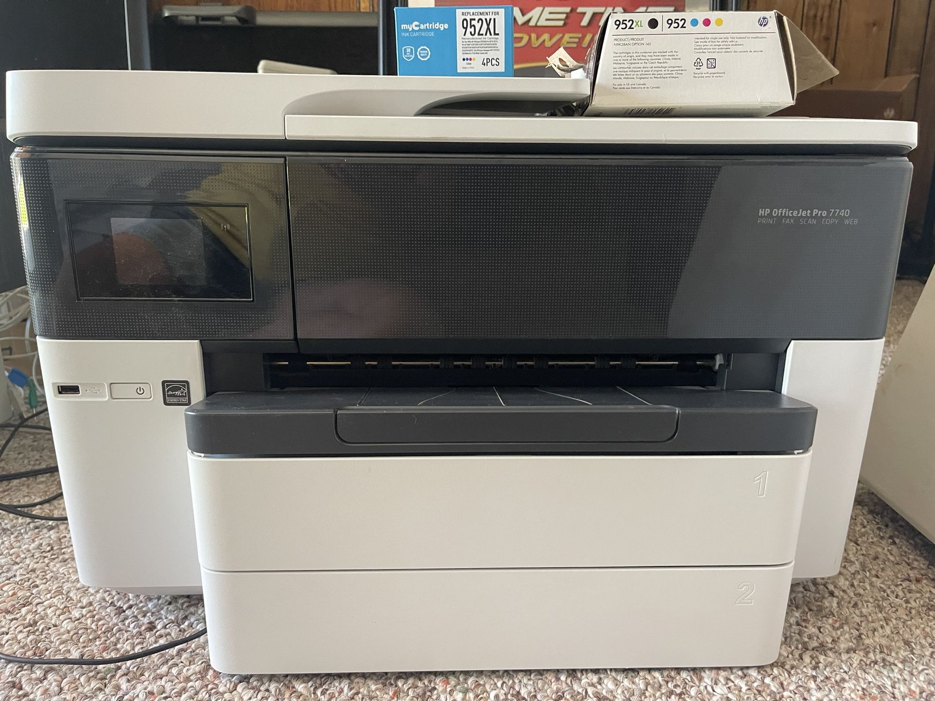 HP OfficeJet Pro 7740 Color Printer