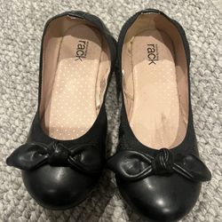 Girls Black Flats
