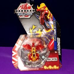 Bakugan Evolutions Platinum Series - Platinum Dragonoid - True Metal -NEW