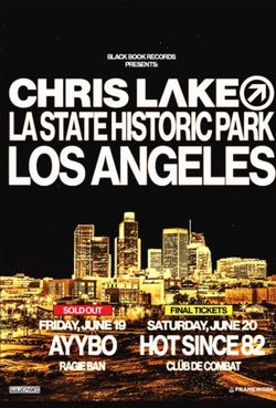 Chris Lake two tickets June 20th