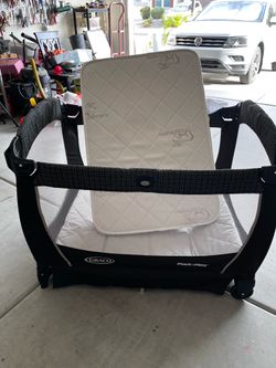 Pack and Play with new mattress