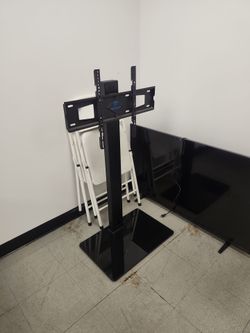 Black Floor TV Stand with Mount Bracket 45-85" TV