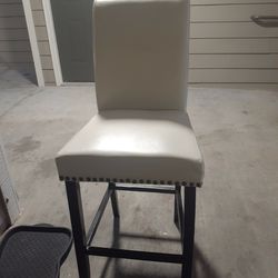 Faux Leather Bar Chairs 