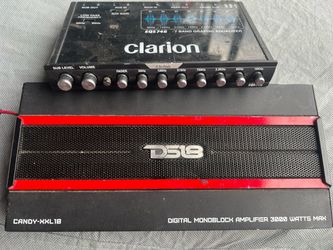 Ds18 3000 monoblock with equalizer