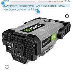 EGO Power+ - Inversor PAD1500 Nexus Escape, 150W, batería y cargador no incluidos
