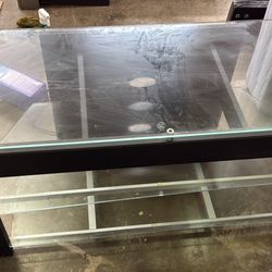 Free Glass tv Stand