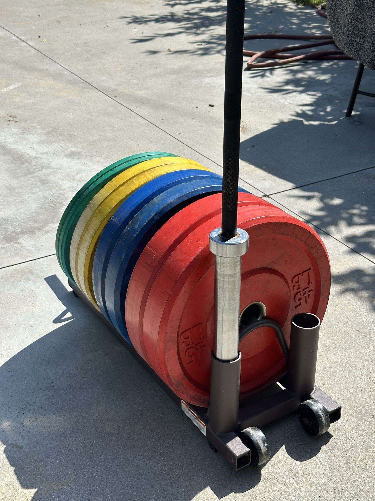 Bumper Plate Set + Olympic Barbell