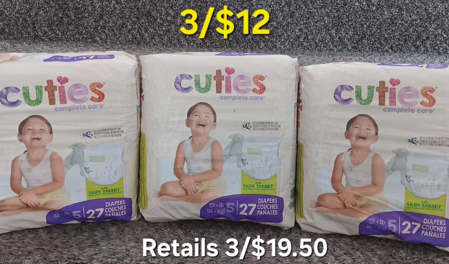🔥Cutie Diaper Bundle 3/$12