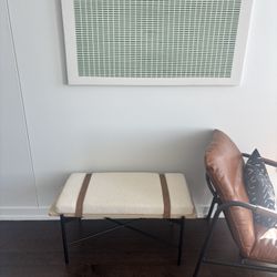 Entryway Bench And Ottoman 