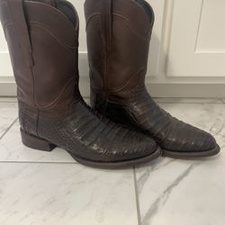 Tecovas The Cole Mahogany Caiman