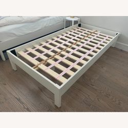 West elm simple bed frame (two available)  twin