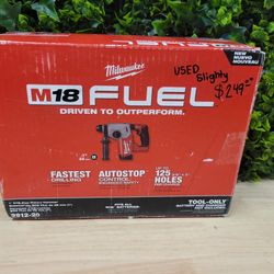 Milwaukee M18 FUEL 18V Lithium-Ion Brushless Cordless 1 in. SDS-Plus Rotary Hammer (Tool-Only)