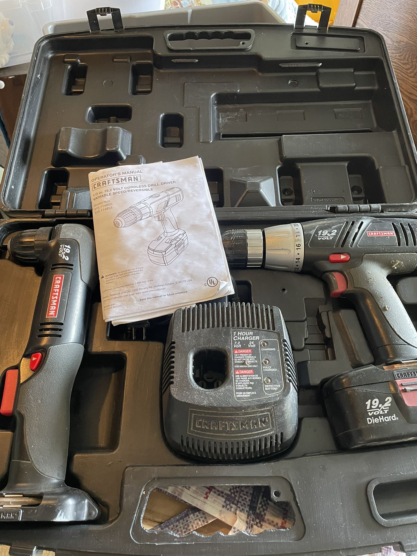 Craftsman Heavy Duty Drill Set