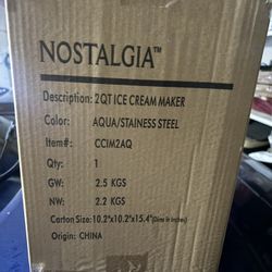 Ice Cream Maker New