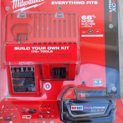 Milwaukee M18 5AH Battery And Charger 