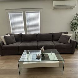 Gray Modular Sofa 