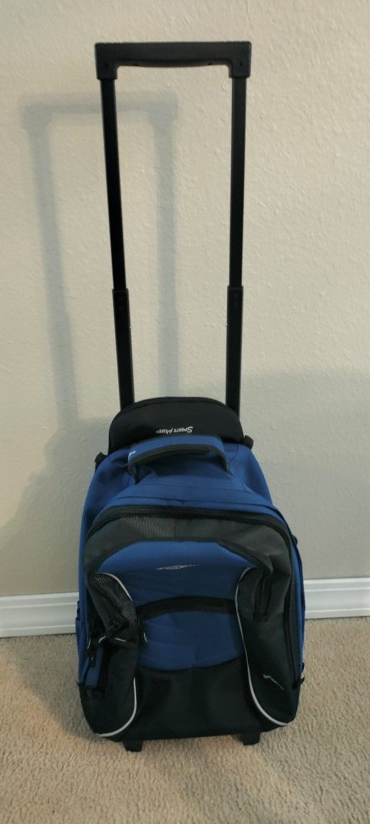 Rolling Travel Backpack/Carry On With Retractable Handle
