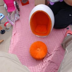 American Doll Egg Chair 