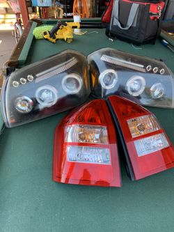 2005@2008 dodge magnum tail lamps and headlamps