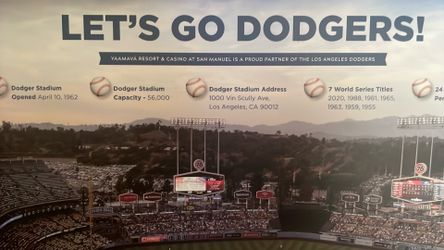 Dodger License Plate