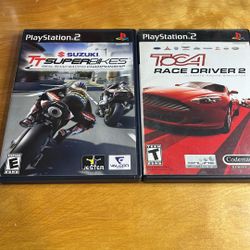 PlayStation 2 / PS2 - Super Bikes And Toca Race Drivers