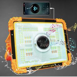 Solar Led Lights With Bluetooth Speaker 
