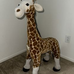 Large giraffe Stuffed Statue 