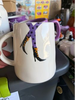 Rae Dunn Halloween witch mug