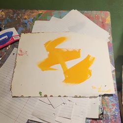 Abstract Brush Stroke Art Set