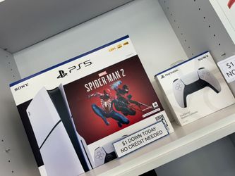 LIMITED STOCK 🔥 Sony Playstation -  PS5 Slim & PS5 Pro  - Gaming Console– Take It Home for Just $5 Down! 🎮