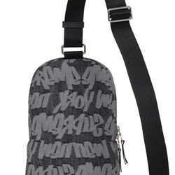 Supreme Fat Tip Jacquard Denim Sling Bag