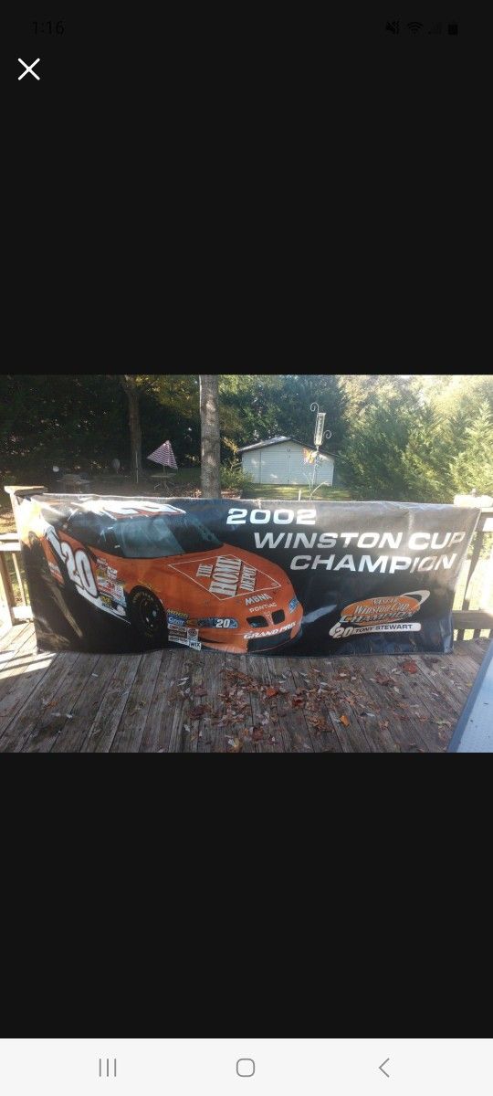 2002 Winston Cup Banner