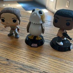 3 Star Wars Figures 