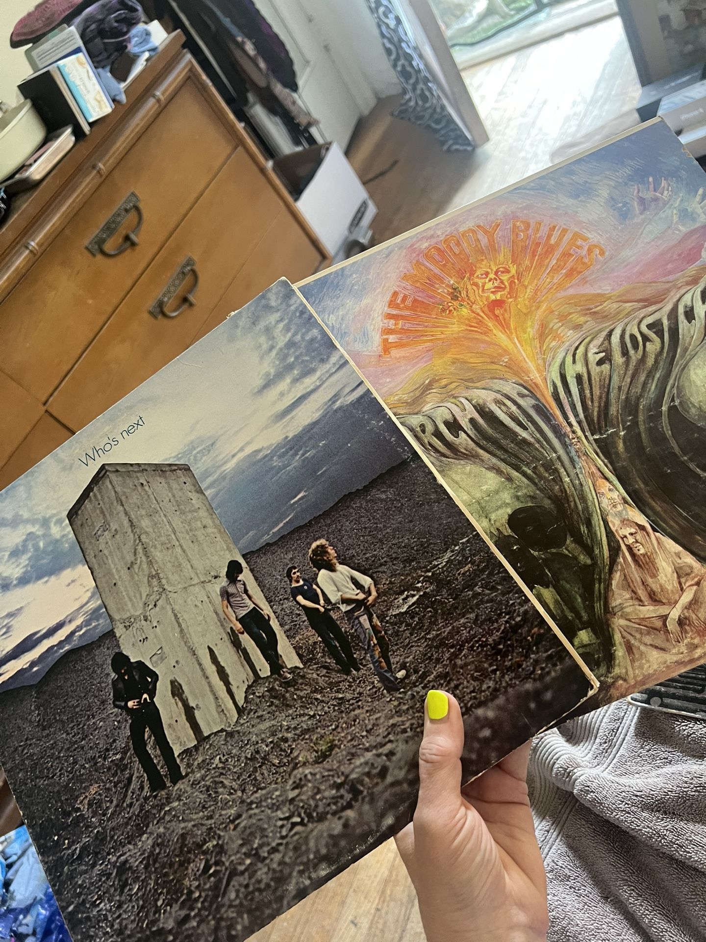 1st Press 1968 ‘The Moody Blues’ & 1971 ‘The Who’ Vinyl Records