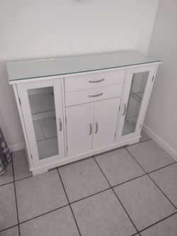 Buffet storage cabinet console Costway