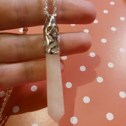 Silver Necklace With Pendant 