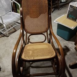 Bentwood Cane Rocker 