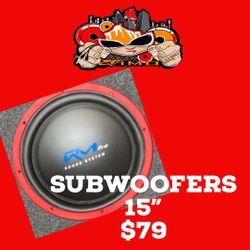 Subwoofer 15"