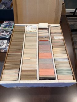 Huge Vintage Football Card Collection Lot 1970s-1990s NFL 3000+ Cards Stars HOF