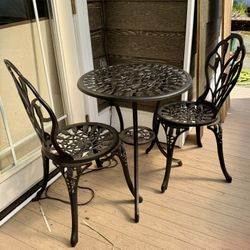 Outdoor Table Set For Two People