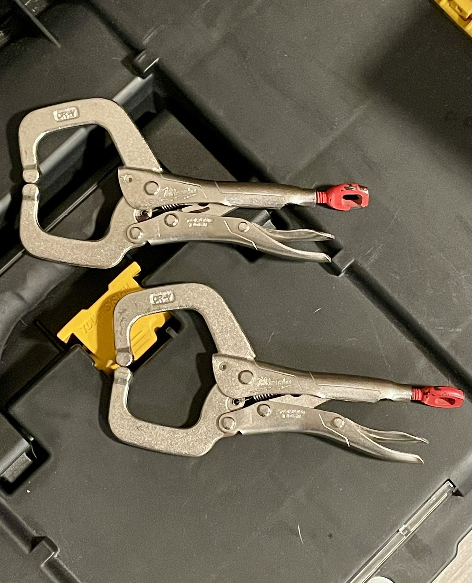 Lot Of 2 Milwaukee 6” Locking Clamps