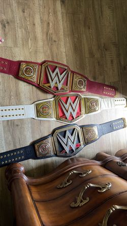 WWE Premium Metal Replica Belt Collection – 3-Belt Bundle (LOCAL PICKUP ONLY)