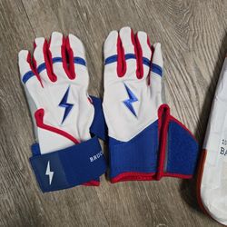 Bruce Bolt Batting Glove Youth L