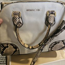 Michael Kors Snake Print Bag