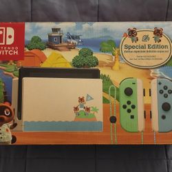 NIB NEVER USED NINTENDO SWITCH ANIMAL CROSSING 