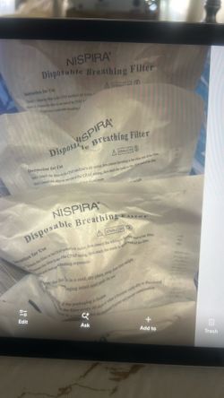 NEW Nispira breathing filters
