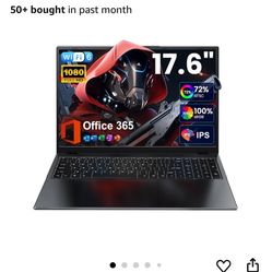 jumper 17.6 Inch Laptop, 16GB RAM(Supports Expandable up to 32GB), 640GB ROM, Office 365, Windows 11