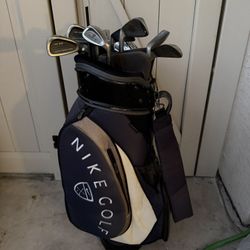 Golf Bag And Clubs 
