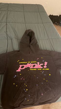 Sp5der P*nk Hoodie Size: Large